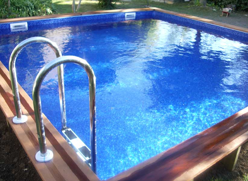 Dřevěný bazén bahia