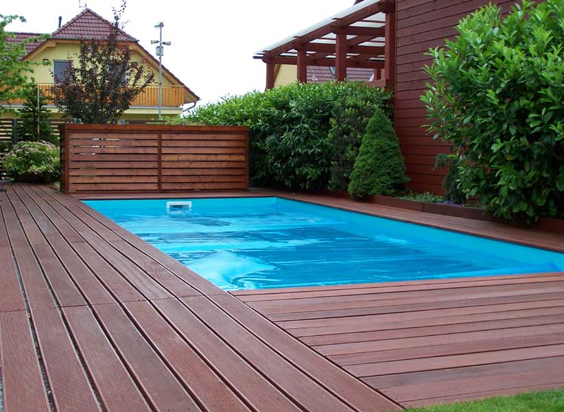 Dřevěný bazén classy