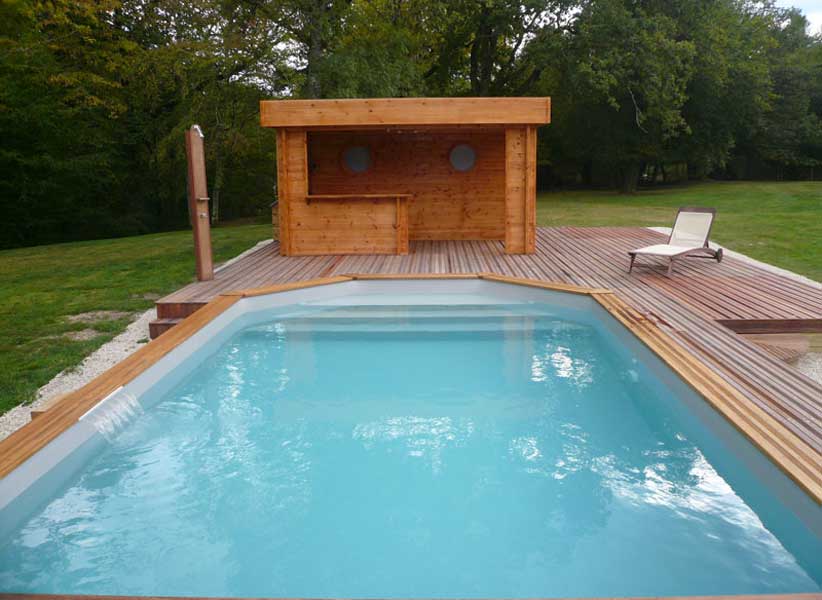 Dřevěný bazén fidji