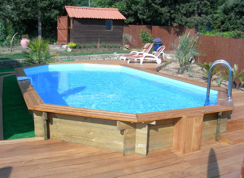 Dřevěný bazén longhi