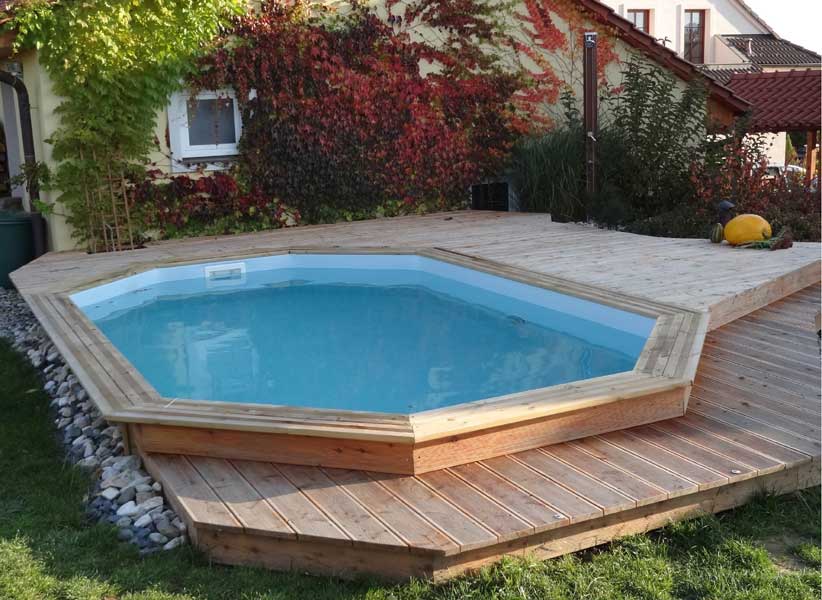Dřevěný bazén longhi
