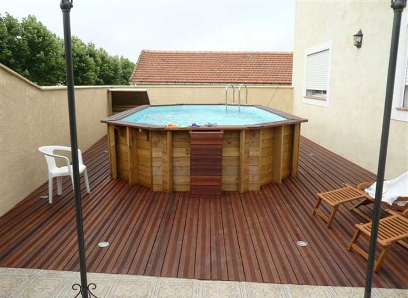 dřevěný bazén nadzemní