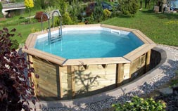 dřevěný bazén